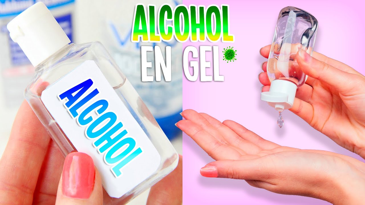 Como hacer ALCOHOL EN GEL CASERO ANTIBACTERIAL | 2 METODOS