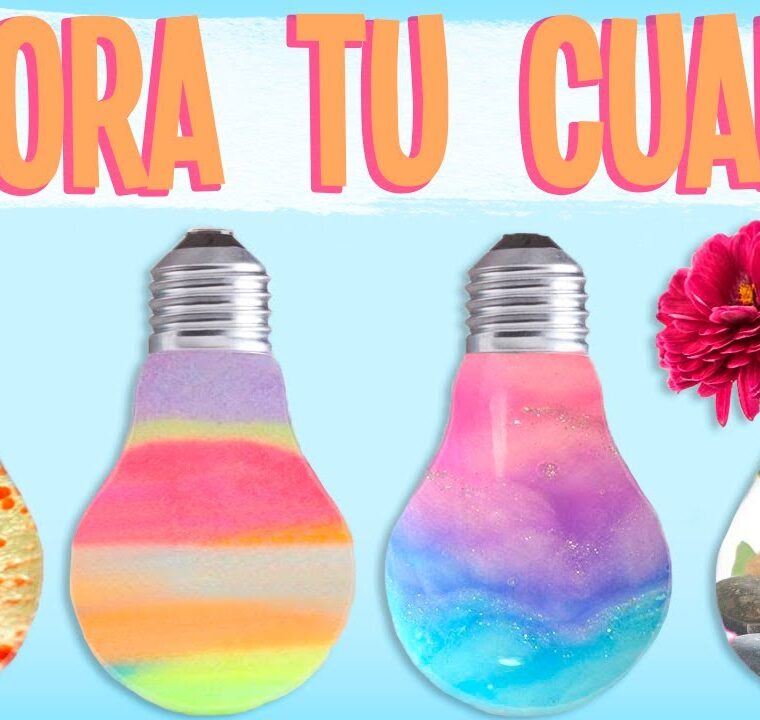 DECORA TU CUARTO CON FOCOS QUEMADOS! 6 para reciclar bombillas