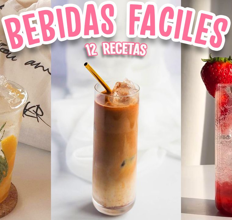 BEBIDAS DELICIOSAS Y FACILES EN CASA!! 12 recetas refrescantes para verano