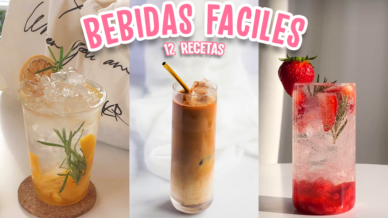 BEBIDAS DELICIOSAS Y FACILES EN CASA!! 12 recetas refrescantes para verano